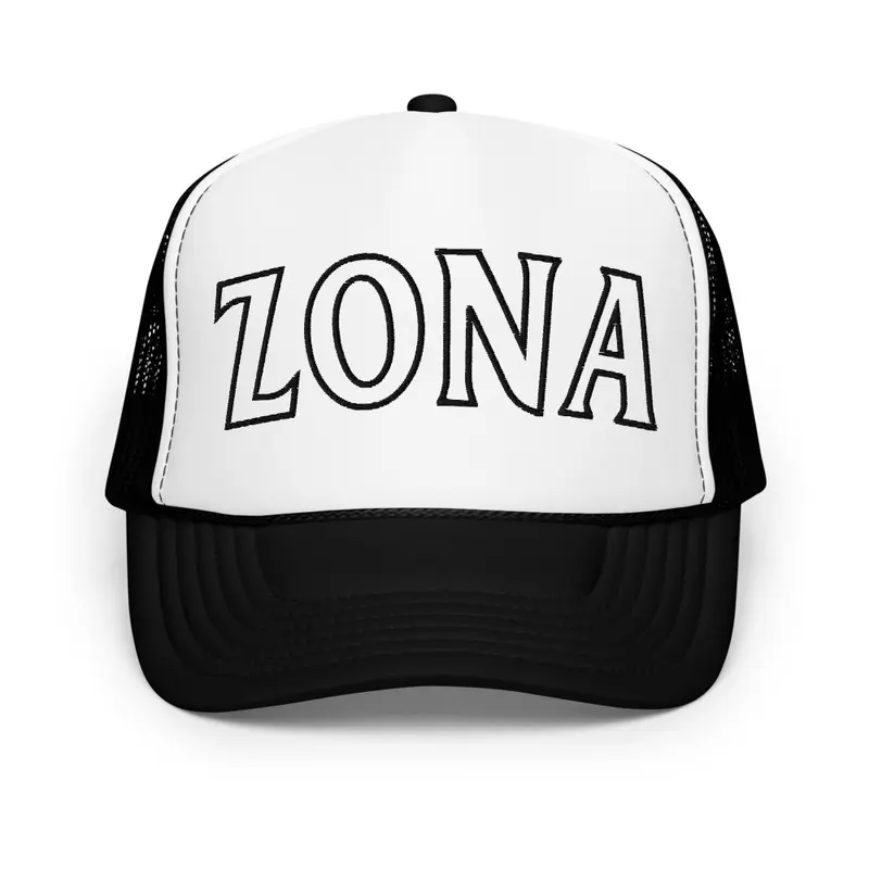 Zona Trucker white lettering